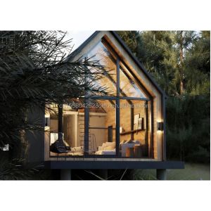 Aluminum Alloy Windows Prefabricated Light Gauge Steel Container Building Modern