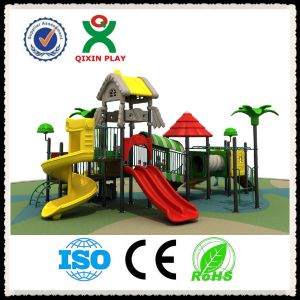 China Playground Equipment Plastic Outdoor Playground Whosale QX-017B