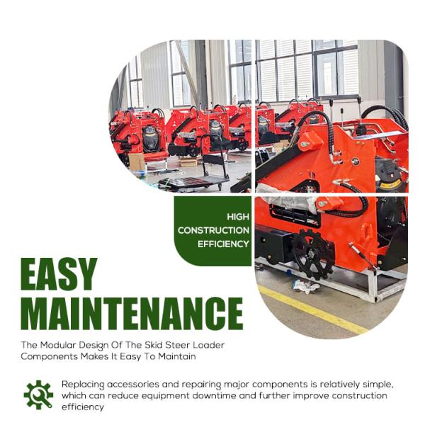 FREE SHIPPING Cheap Mini Skid Steer Loader Diesel Gasoline Mini Skid Steer Loaders Wheel Loader Mini 430kg
