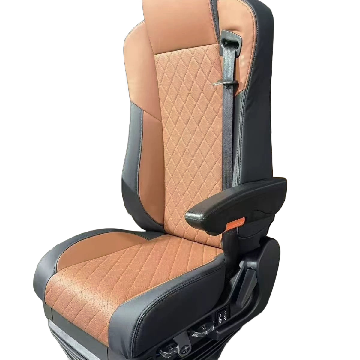 Premium Air Suspension Driver's Seat for Buses and Trucks with Temperature Range