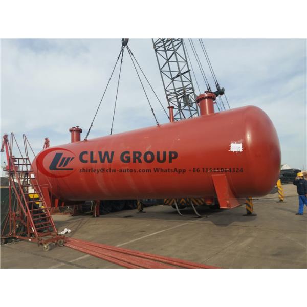 Buy Carbon Steel 80000L 40MT Buried LPG Gas Storage Tank at wholesale prices
