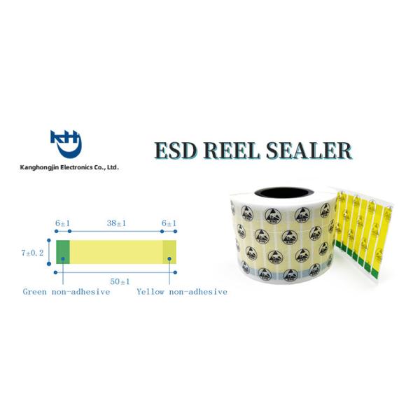 PET ESD Adhesive Tape SMT Anti Static Adhesive Tape Reel Sealer K-R208