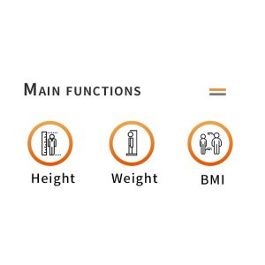 500kg Coin Operated Weight And Height Body Scale AC250V