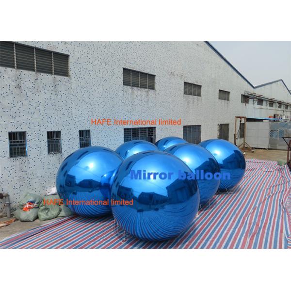 2m Giant Festival PVC Inflatable Mirror Balloon For Event Decoration