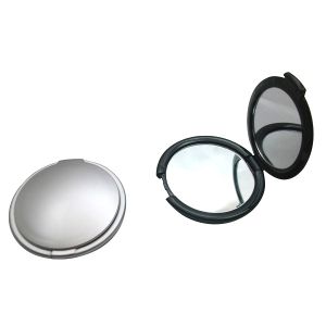 Quality promotional pocket mirror spray silver surface for sale