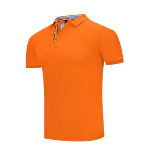 Customized Printed Orange Polo T Shirt ODM Available