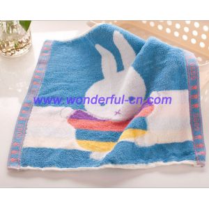 Promotional best terry kids cute monogrammed hand towels