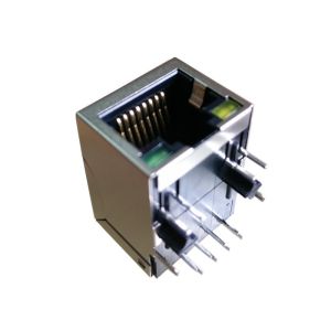 J00-0045NL 1x1 Magnetic RJ45 Jack 10/100Mbps Ethernet LPJ0011BBNL