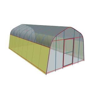 Quality Smart Ventilation Diy Small Greenhouse 4x6m For Urban Gardening for sale