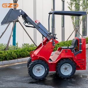 Compact Mini Loader 4x4 Diesel 4WD Electric Loader