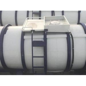 Tri Axles Chemical Tanker Trailer 55000L Acid Transport Trailers