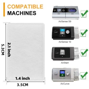 Fiber Cotton BV Respiratory Disposable CPAP Filter for Resmed CPAP Ventilators