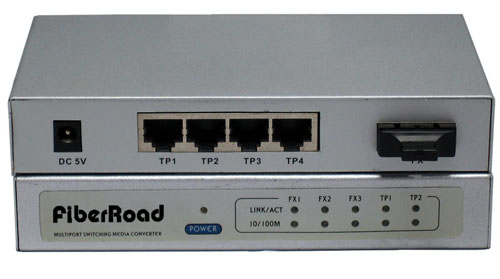 Buy RJ45 Managed Fiber Optic Switches Support Port Security , Broadcast Storm control at wholesale prices