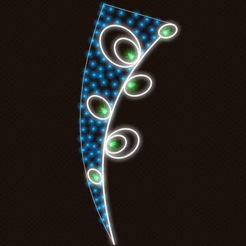 Christmas LED street motif decoration lighting