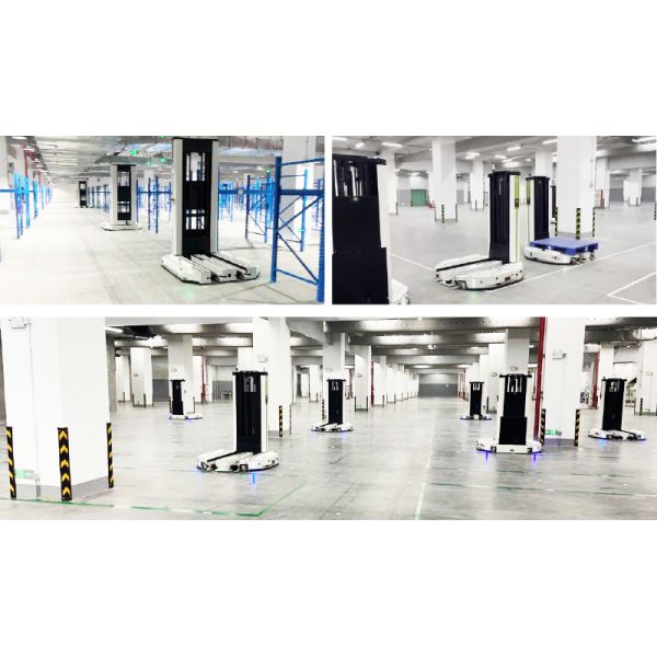 Very Narrow Aisle Fork-type Autonomous Mobile Robot