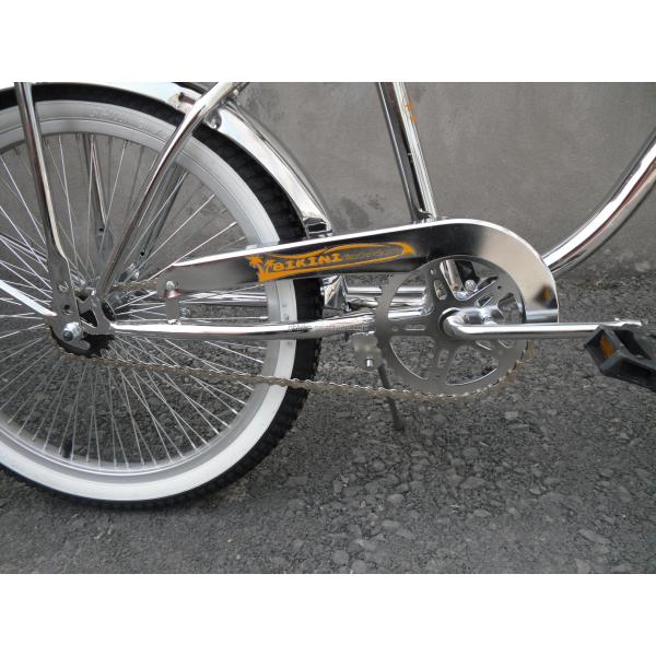 CE Certified 20" Sliver CP Steel Frame Coaster Brake Beach Cruiser Lowrider Bicycle