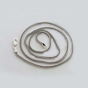 China Sterling Silver Wheat Chain Women's and Men's 925 Silver Necklace(N06030813) on sale