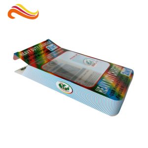 Charger Cable 0.50mm PET Plastic Clamshell Box CMYK