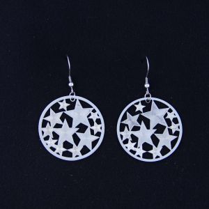 Quality Fashion High Quality Ladies Women Girls Stainless Steel Earrings LEF111 for sale