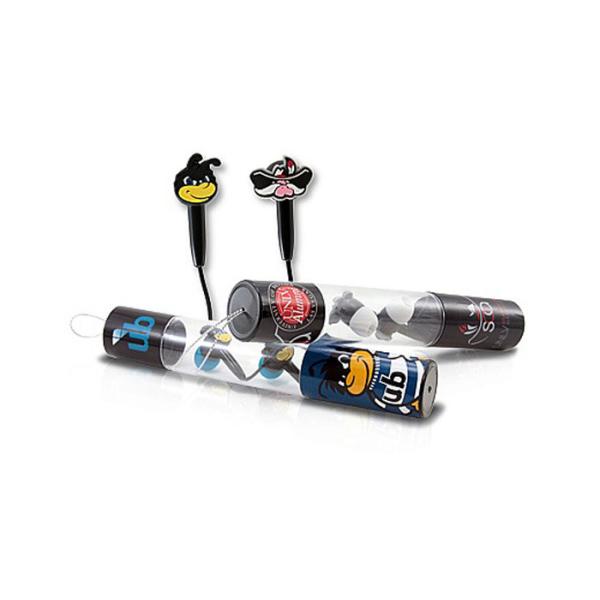 Buy Printed Logo Custom Fit Earphones , Noise Cancelling Custom Made Earbuds at wholesale prices