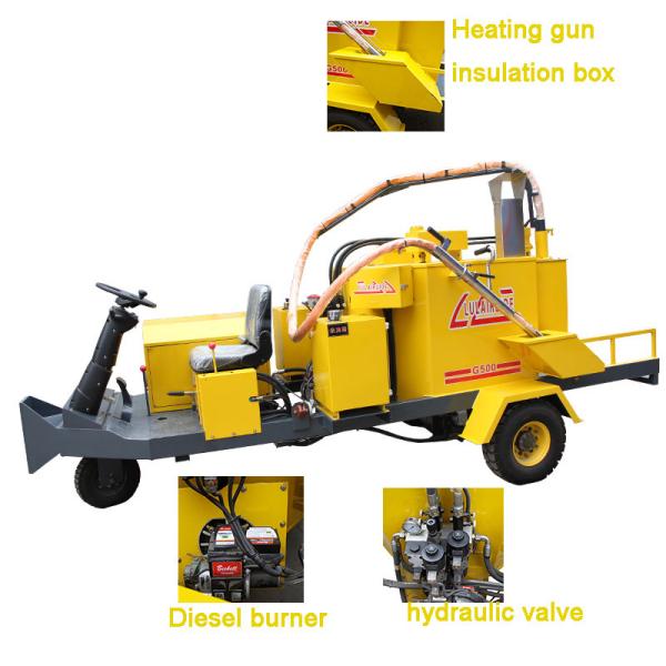 Buy Pavement Concrete Asphalt Road Crack Sealing Machine with 500L Capacity at wholesale prices