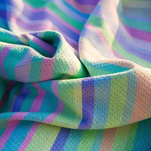 Aquacool Quick Dry Custom Sublimation Microfibre Waffle Printed Beach Towel