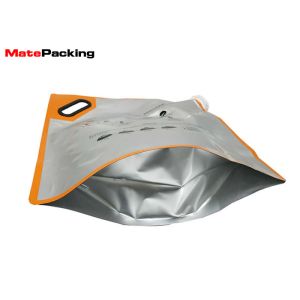 Stand Up Foil Spout Pouch Moisture Proof For Pet Food Handle Top Custom Printing