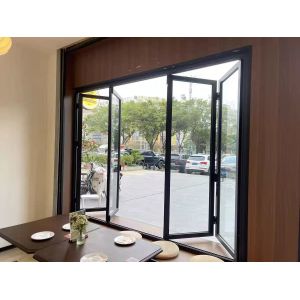 Modern Black Folding Windows - Architectural Statement Frames