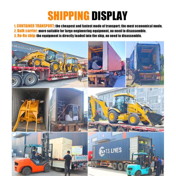 High Quality Multi-Function Front Loader Backhoe Combo for Landscaping Projects Backhoe Wheel Loader