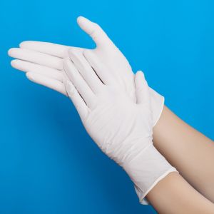 Powder Free Disposable Medical Gloves , Hypoallergenic Medical Nitrile Gloves