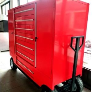1.0-1.5mm Thickness Multifunctional Auto Repair Tool Cart with Drawers and