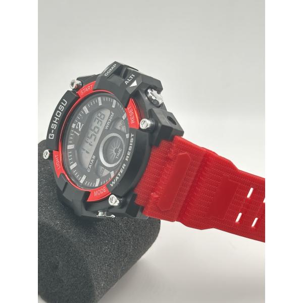 Men's Fashion Digital Sport Watch With Silicone Strap 20mm Width Backlight Alarm