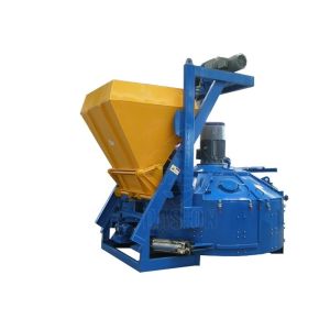 Heavy Duty Planetary Concrete Mixer , Electric Hydraulic Concrete Mixer Machine