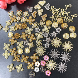 Hot sale shoes /garments decoration rhinestone rivet with nail plastic