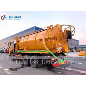Dongfeng Kinland 6x4 15000 Litres Vacuum High Pressure Cleaning Truck