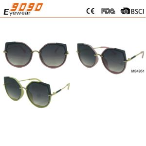 New arrival and hot sale of metal sunglasses, UV 400 Protection Lens，suitable