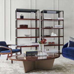 1000mm Italian Coffee Table 45cm Pine Round Couchtisch