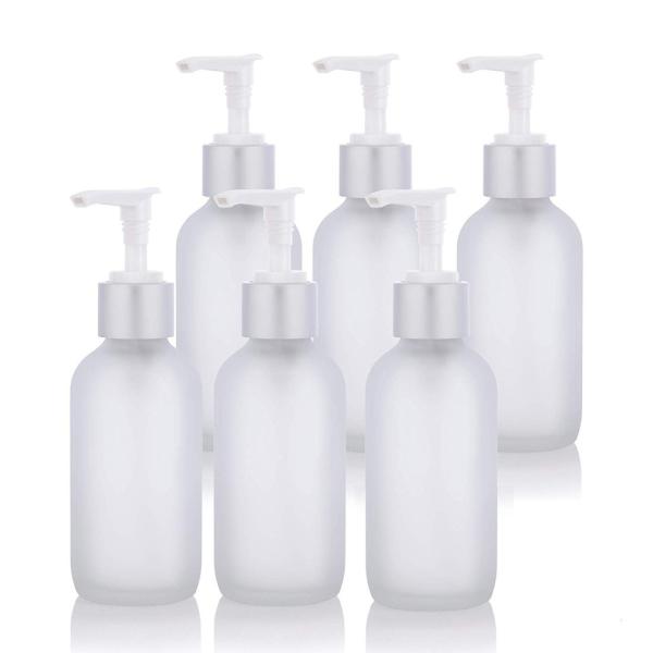 Customizable Smoothed / Frosted / Textured / Embossed Plastic Cosmetic Bottles