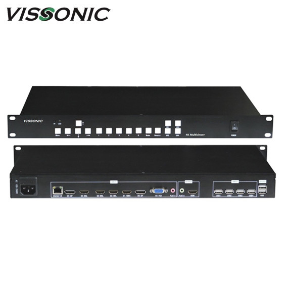 Buy Black Color Video 4K Multi Viewer KVM For Supporting Multiple Sources at wholesale prices