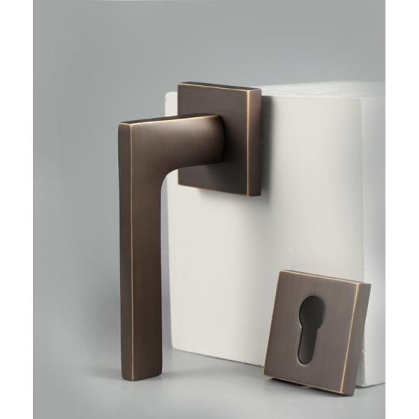 Amertop Brass Door Lock Set Modern Light Luxury PVD Dummy Lever Door Handle