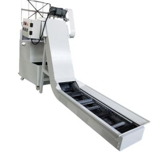 Quality Spiral Plate Chain Plate Drag Flight Scraper Chip Conveyor for CNC Machine Tools for sale