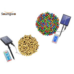 72ft 200 Beads Solar Striming Light Purple SMD0603 For Halloween Decoration