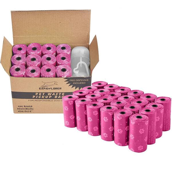 Buy 2019 Disposable plastic dog poop bag dispenser custom eco friendly dog poop bags at wholesale prices