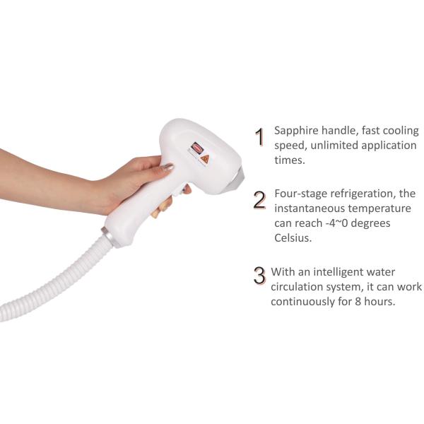 2 In 1 1064nm 808 Diode Laser Portable Q Switched Nd Yag Laser Tattoo Removal