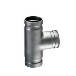 Quality Anti Rust Grooved Pipe Fittings Grooved Equal Tee With Round Head Code for sale