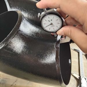 Galvanized Plating DN15 Sch 40 ASTM A420 Steel Pipe Elbow