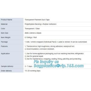 perforated filament tape,Strong Fiberglass Reinforced Filament Tape 9mm