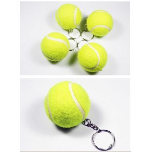 1.5'' Tennis ball keychain