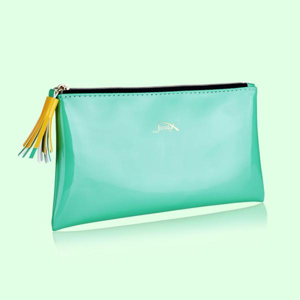 Neo Mint Face And Eye Makeup Brush Set With Bag Antibacterial