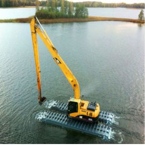 CAT Cat320D Amphibious Excavator Long Reach Boom 14M